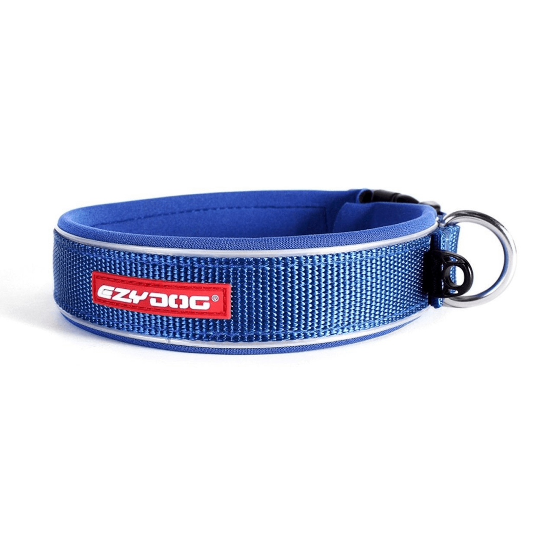 EzyDog Neo Dog Collar Small(34-38cm) Blue RRP £15 CLEARANCE XL £7.50
